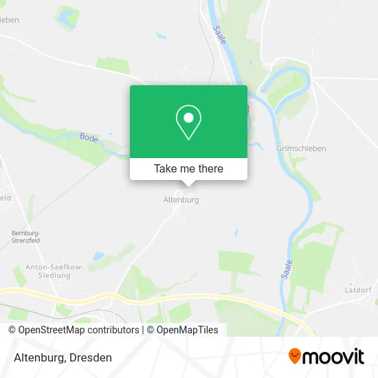 Altenburg map