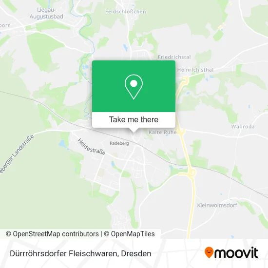 Карта Dürrröhrsdorfer Fleischwaren