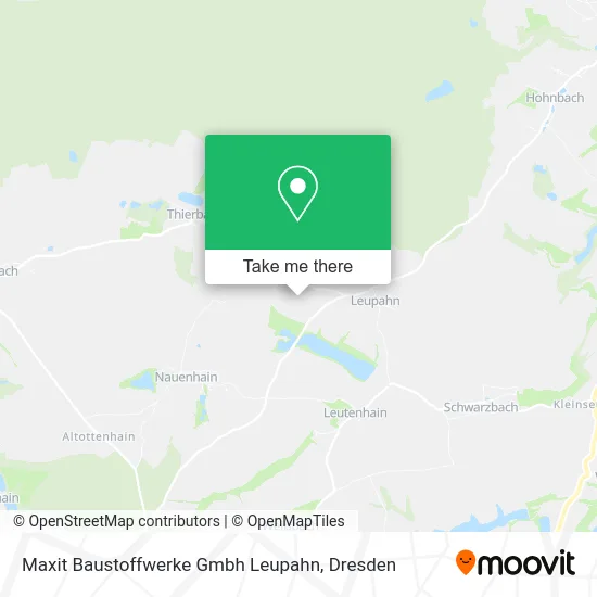 Карта Maxit Baustoffwerke Gmbh Leupahn
