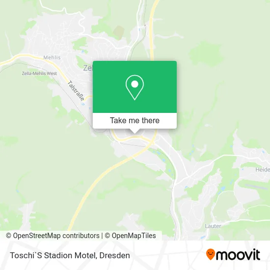Карта Toschi`S Stadion Motel