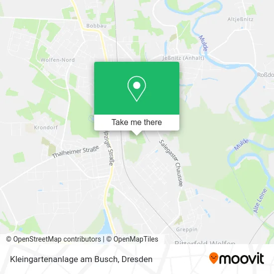Карта Kleingartenanlage am Busch