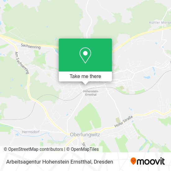 Карта Arbeitsagentur Hohenstein Ernstthal