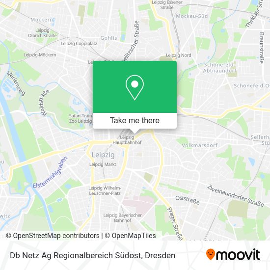 Карта Db Netz Ag Regionalbereich Südost