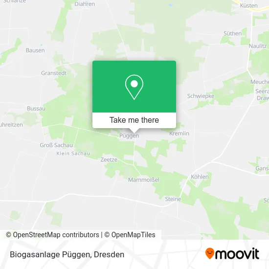 Карта Biogasanlage Püggen