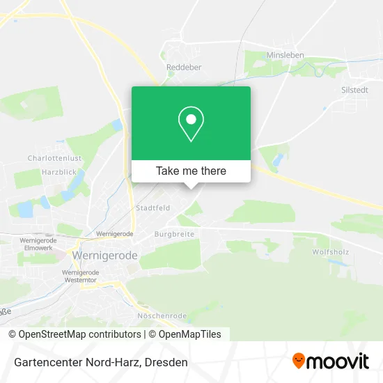 Карта Gartencenter Nord-Harz