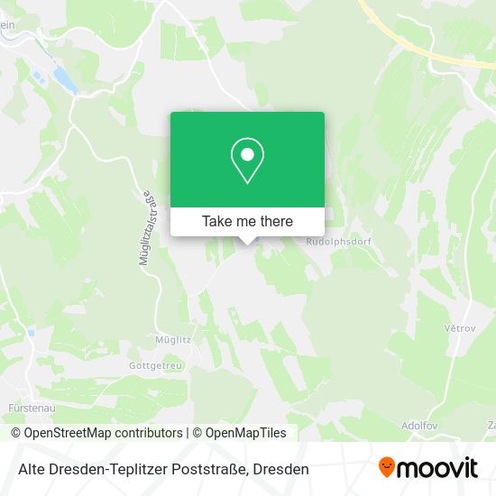 Карта Alte Dresden-Teplitzer Poststraße