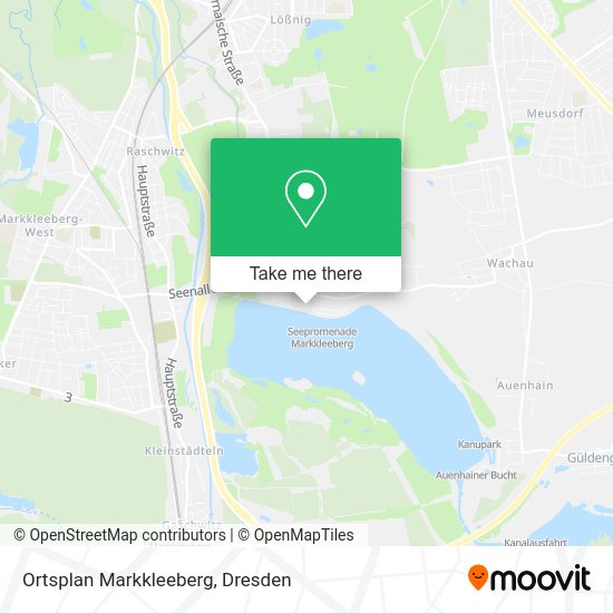 Карта Ortsplan Markkleeberg