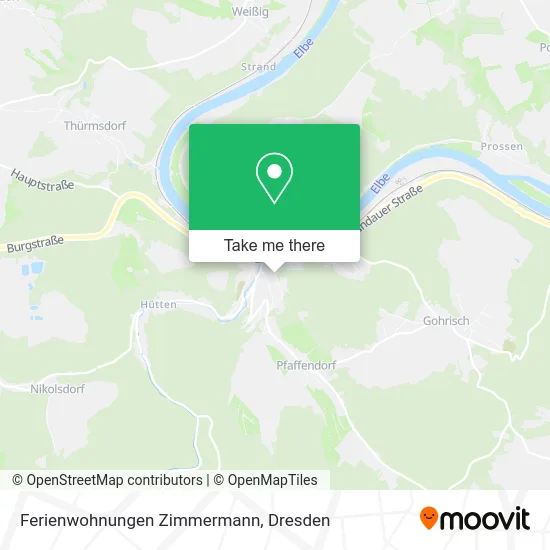 Карта Ferienwohnungen Zimmermann