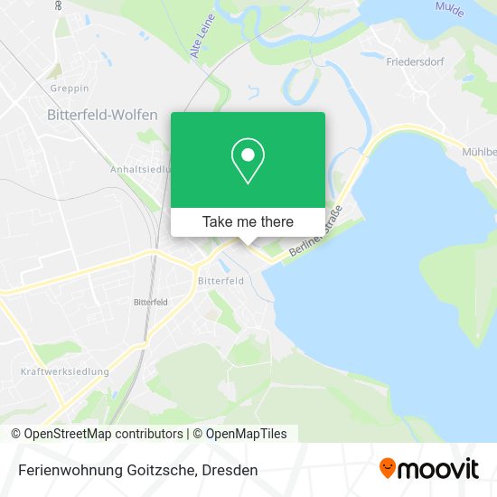 Карта Ferienwohnung Goitzsche