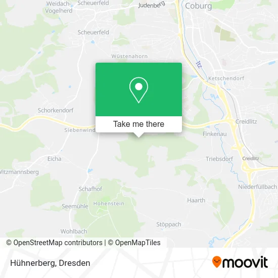 Карта Hühnerberg