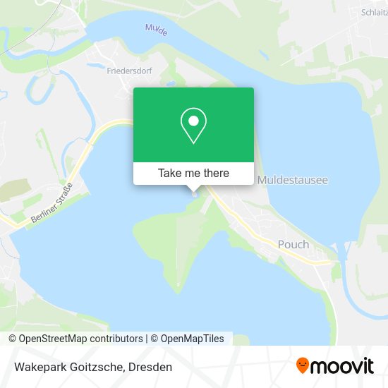 Карта Wakepark Goitzsche