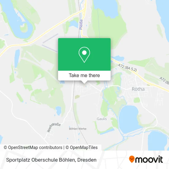Карта Sportplatz Oberschule Böhlen