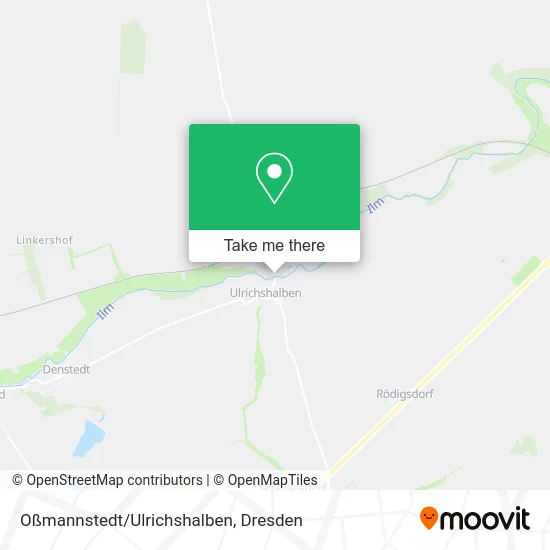 Карта Oßmannstedt/Ulrichshalben