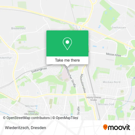 Карта Wiederitzsch