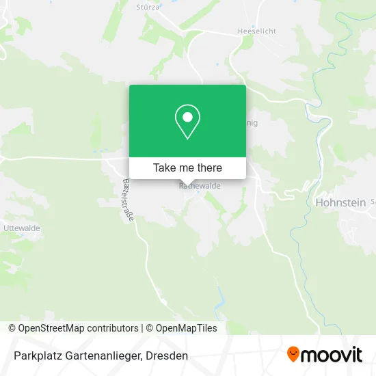 Карта Parkplatz Gartenanlieger