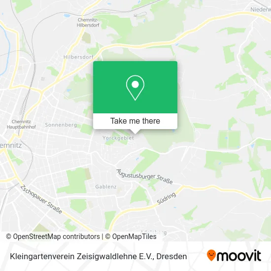 Карта Kleingartenverein Zeisigwaldlehne E.V.