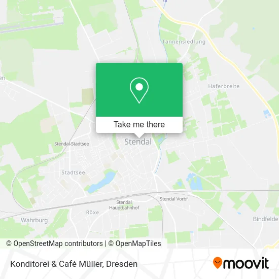 Карта Konditorei & Café Müller