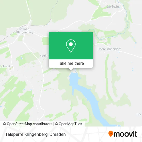 Карта Talsperre Klingenberg