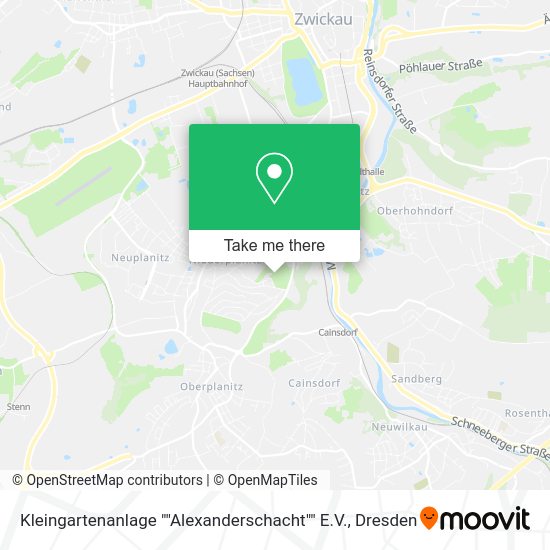 Карта Kleingartenanlage ""Alexanderschacht"" E.V.