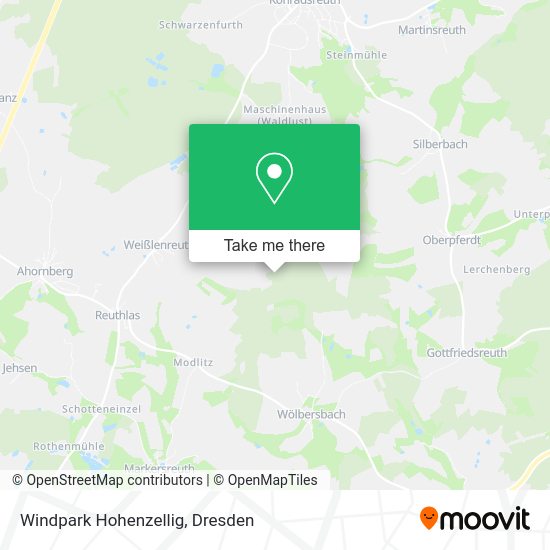Карта Windpark Hohenzellig