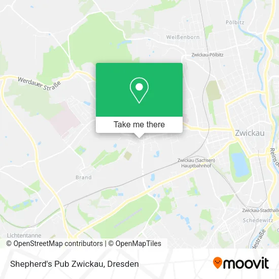 Карта Shepherd's Pub Zwickau