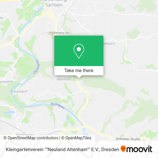 Карта Kleingartenverein ""Neuland Altenhain"" E.V.