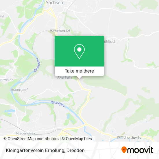 Карта Kleingartenverein Erholung
