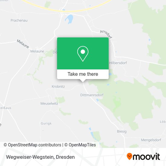 Карта Wegweiser-Wegstein