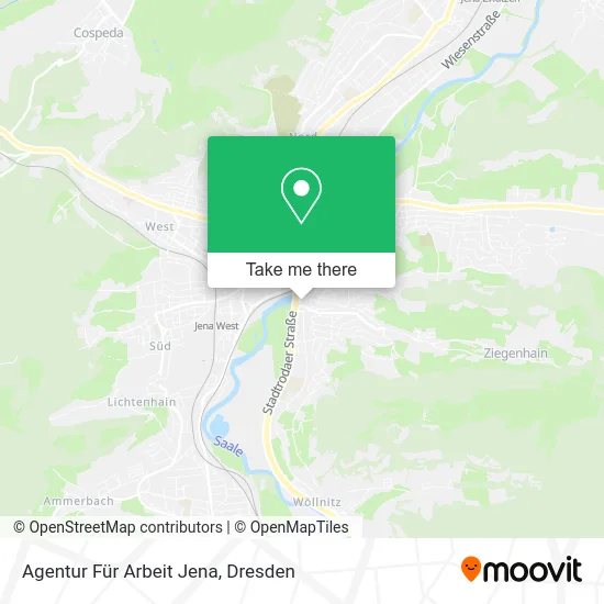 Карта Agentur Für Arbeit Jena