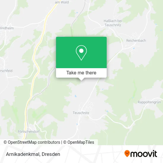 Карта Arnikadenkmal