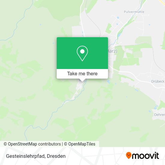Карта Gesteinslehrpfad