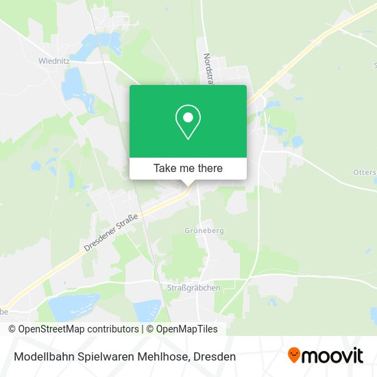 Карта Modellbahn Spielwaren Mehlhose