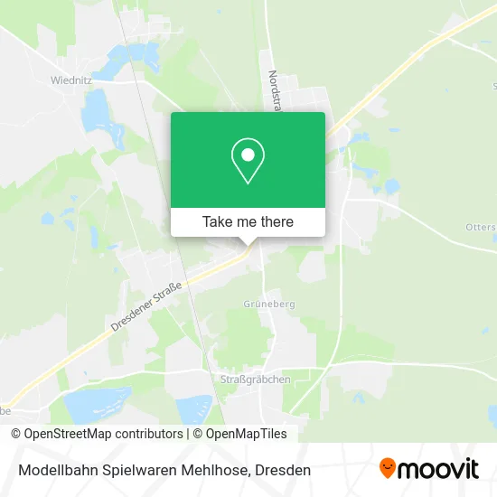 Карта Modellbahn Spielwaren Mehlhose