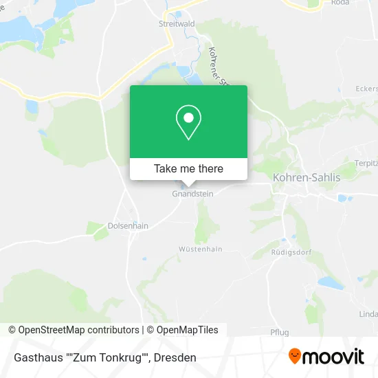 Карта Gasthaus ""Zum Tonkrug""