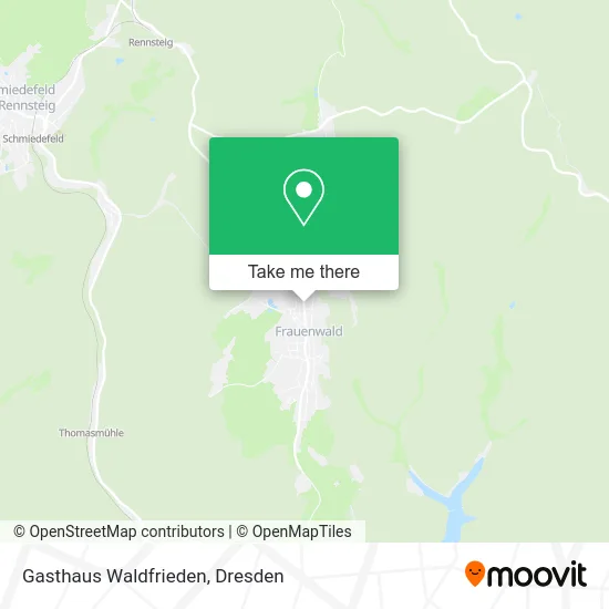 Карта Gasthaus Waldfrieden