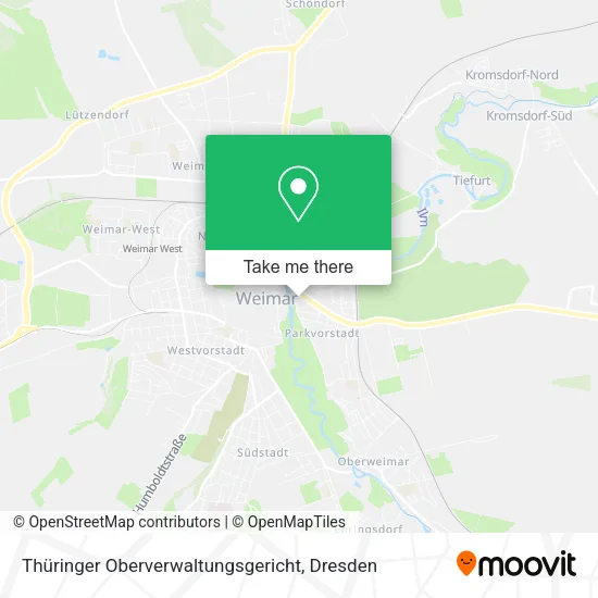 Thüringer Oberverwaltungsgericht map