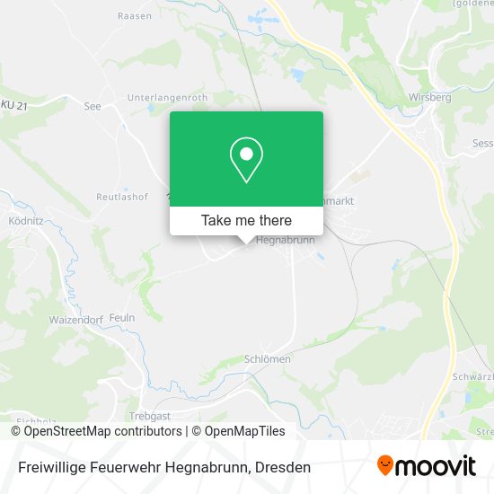 Карта Freiwillige Feuerwehr Hegnabrunn