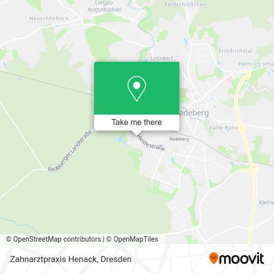 Карта Zahnarztpraxis Henack