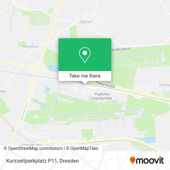 Карта Kurzzeitparkplatz P11
