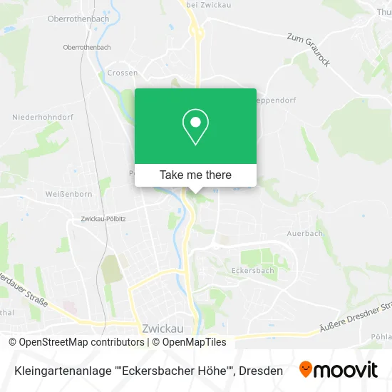 Карта Kleingartenanlage ""Eckersbacher Höhe""