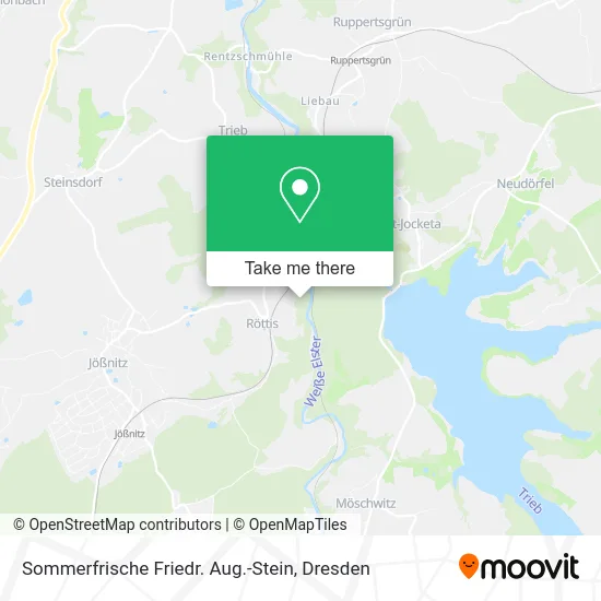 Карта Sommerfrische Friedr. Aug.-Stein