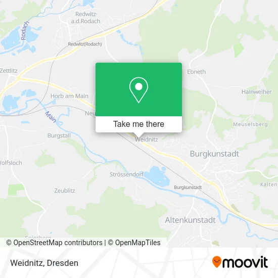 Карта Weidnitz