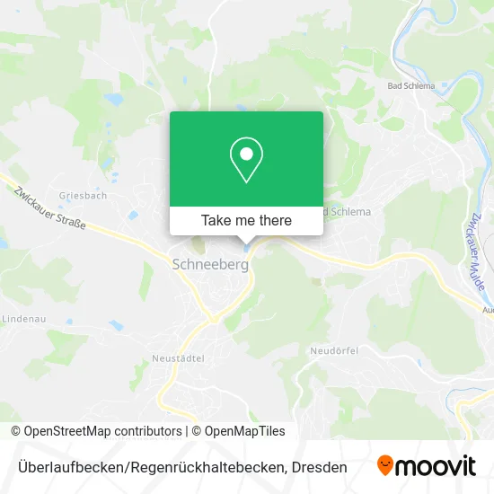 Карта Überlaufbecken / Regenrückhaltebecken
