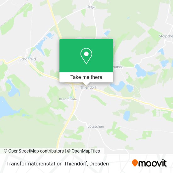 Карта Transformatorenstation Thiendorf