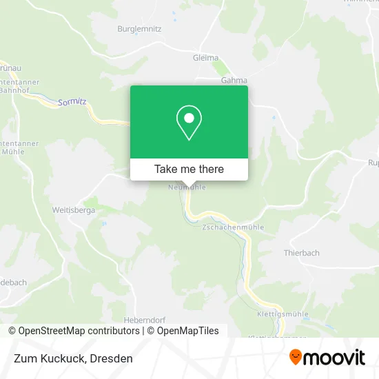 Карта Zum Kuckuck