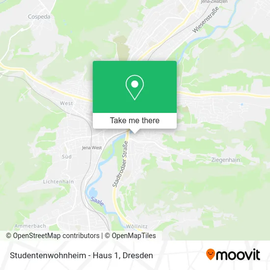 Карта Studentenwohnheim - Haus 1
