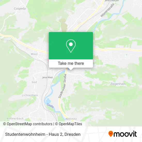 Карта Studentenwohnheim - Haus 2