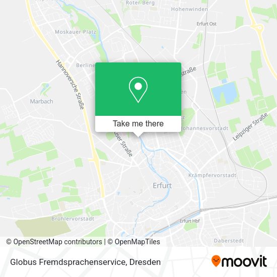 Карта Globus Fremdsprachenservice