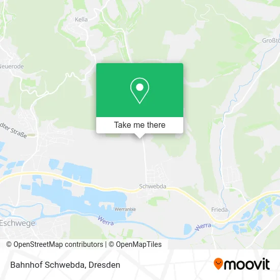 Карта Bahnhof Schwebda