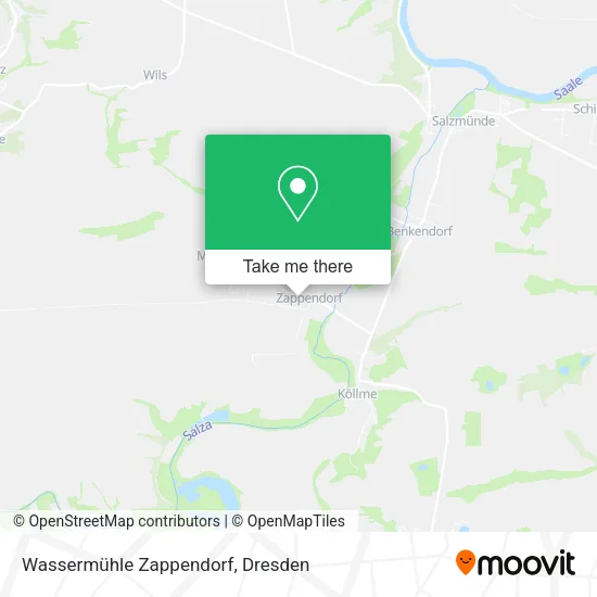 Карта Wassermühle Zappendorf